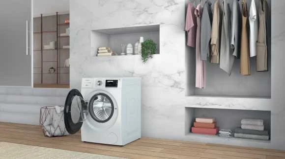 Whirlpool Skalbimo mašina | W8 99AD SILENCE EE | Energy efficiency class A | Front loading | Skalbimo talpa 9kg | 1400 RPM | Gylis 64.3 cm | Plotis 59.9 cm | LCD | Steam function | Direct drive | Baltas