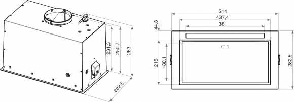 Įmontuojamas gartraukis Whirlpool WCTH 63F LEB X