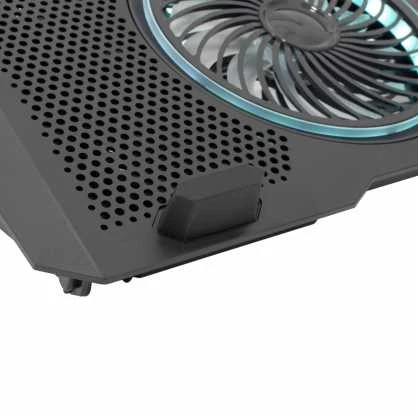 White Shark Baltas Shark Baltas Shark COOLING PAD, AURORA / 5 Fans RGB, Juodas (GCP-13)