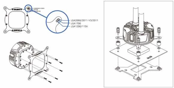 Zalman ZM-1700MKB Intel Mounting Kit