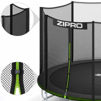 Zipro Jump Pro OUT batutas su išoriniu tinklu, 374 cm