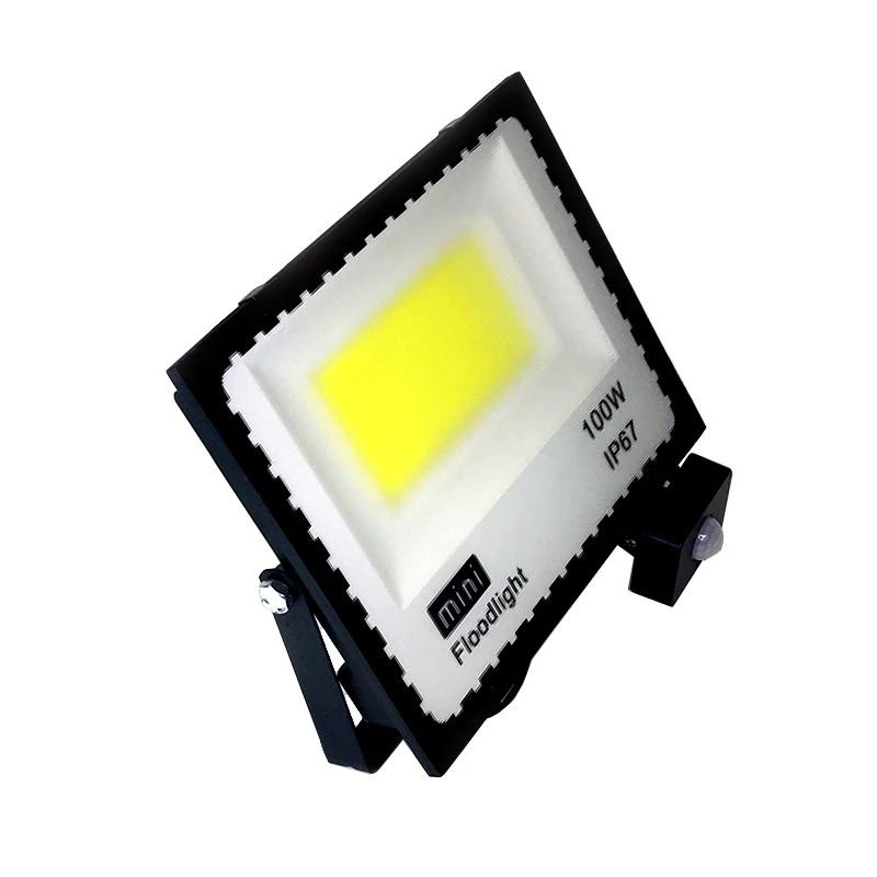 100w LED prožektorius su judesio davikliu 6500k mINI IP67