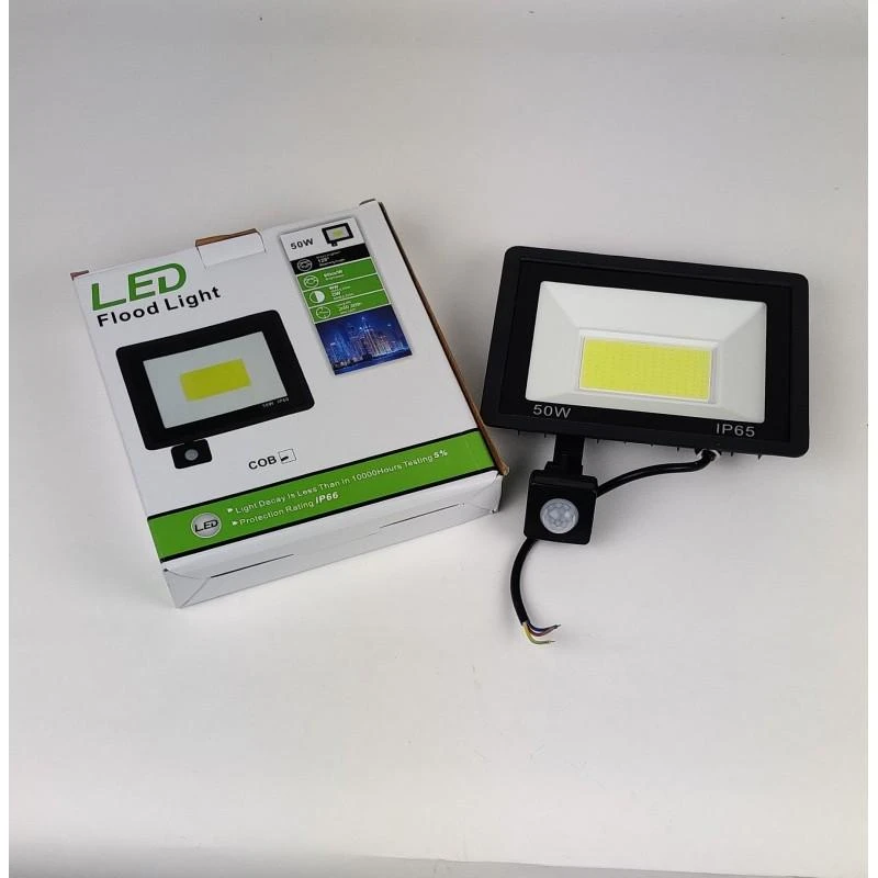50w LED prožektorius su judesio davikliu miNi IP65