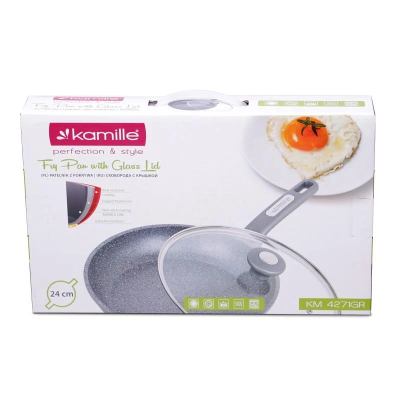 KM 4271GR Kamille keptuvė su dangčiu