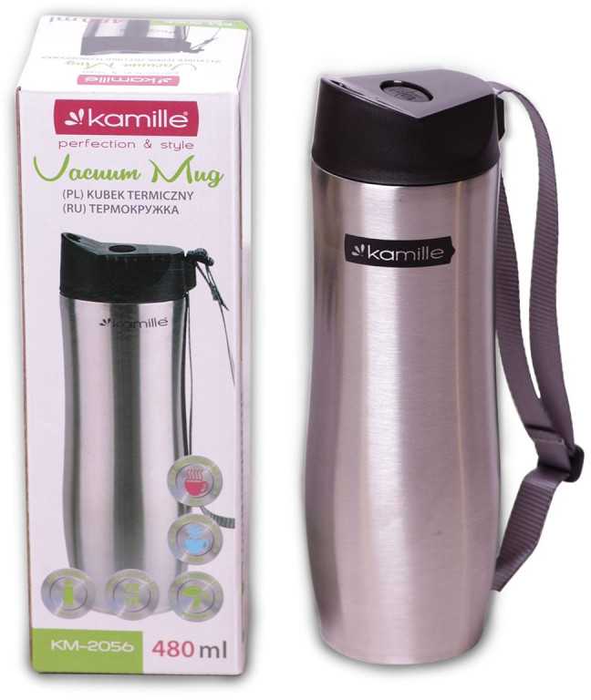 Termo puodelis 480ml KAMILLE 2056