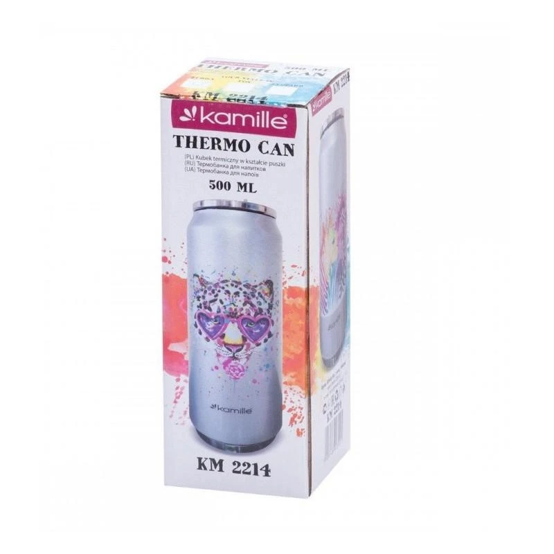 Termosas "Skardinė" 500 ml KAMILLE 2214