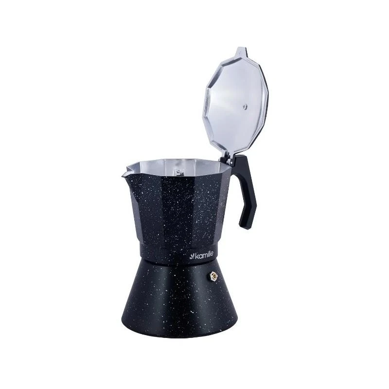 Virdulys Kavos virimo aparatas 450 ml su plačiu indukciniu dugnu KAMILLE 2513MR