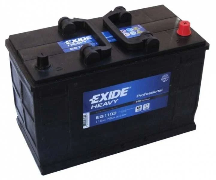 Exide 110Ah akumuliatorius su rankenomis