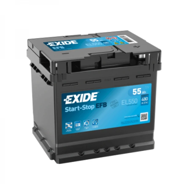 Exide EFB 55Ah akumuliatorius su Start-Stop technologija