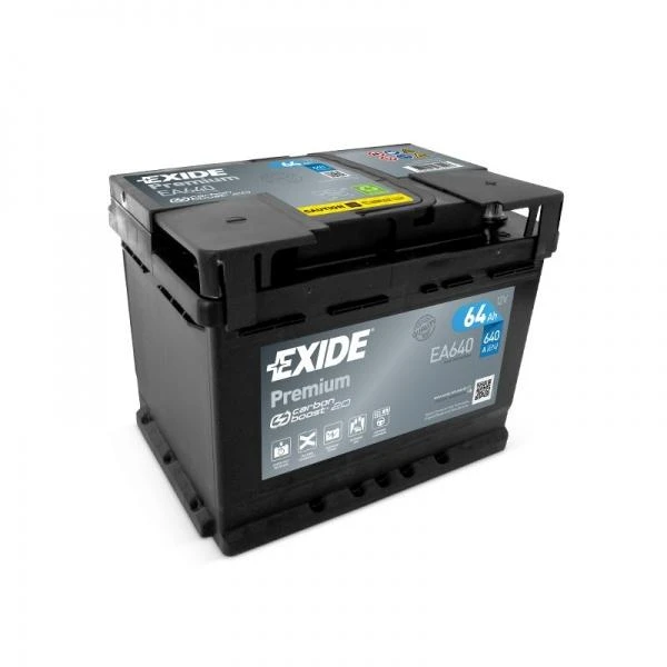 Exide Premium EA640 12V 64Ah 640A akumuliatorius