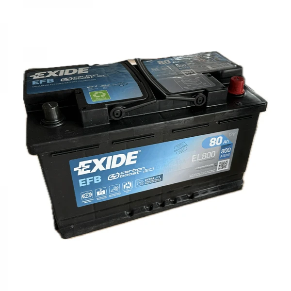 Exide EFB akumuliatorius 80Ah su Carbon Boost technologija