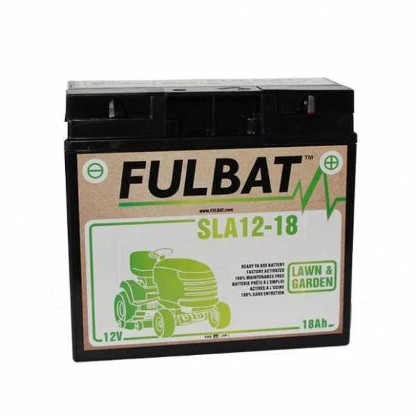 Fulbat Traktoriuku Baterijos Akumuliatorius vejos traktoriams Fulbat SLA12-18; 12 V; 18 Ah su geliu, tinka Stiga, Alpina, Castlegarden