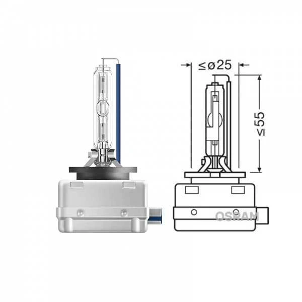 Lemputė OSRAM D8S ORIGINAL Xenarc 25W 40V PK32d-1