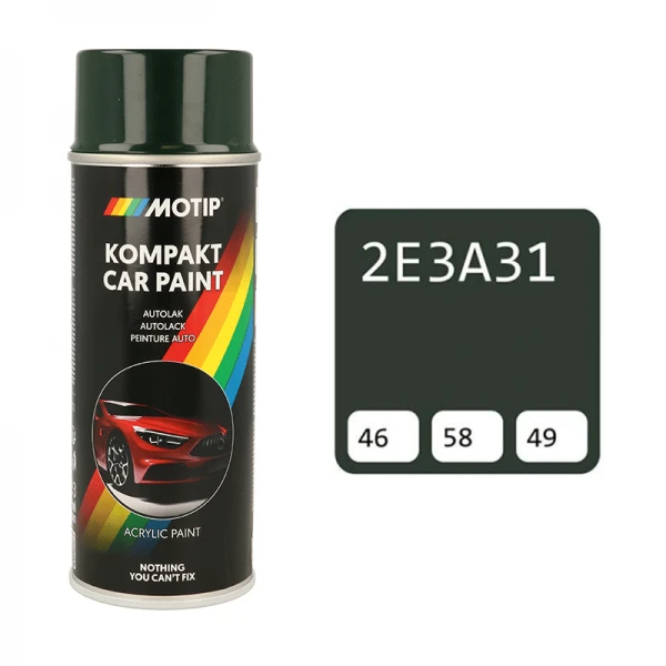 Motip tamsiai žali dažai 400ml 2E3A31