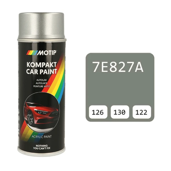 Motip purškiami dažai 400ml pilka spalva 7E827A