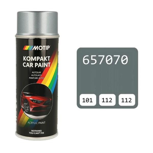 Motip dažai automobiliui 657070 pilkos spalvos