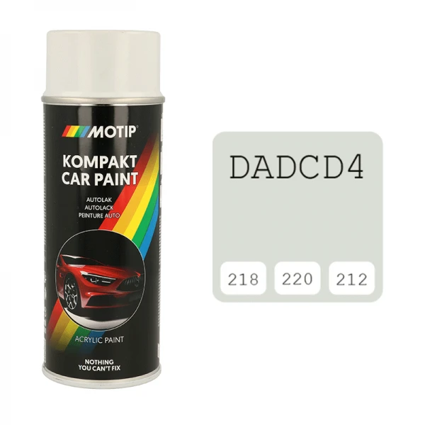 Motip dažai automobiliui, šviesiai pilka spalva DADCD4