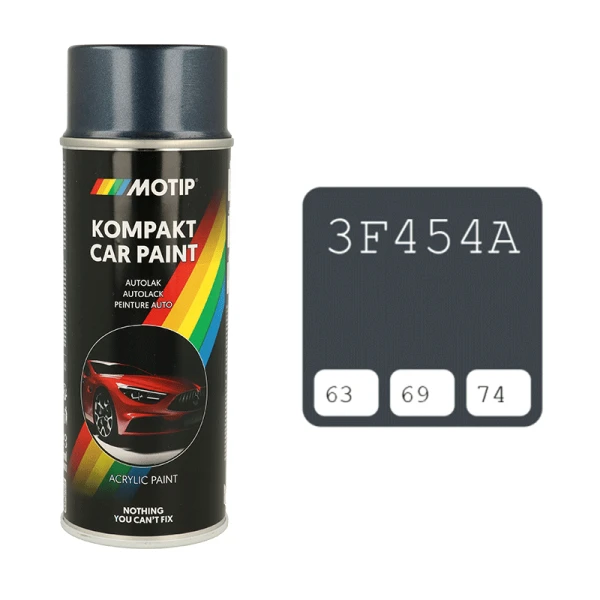 Motip pilki automobilių dažai 400ml su spalvos kodu