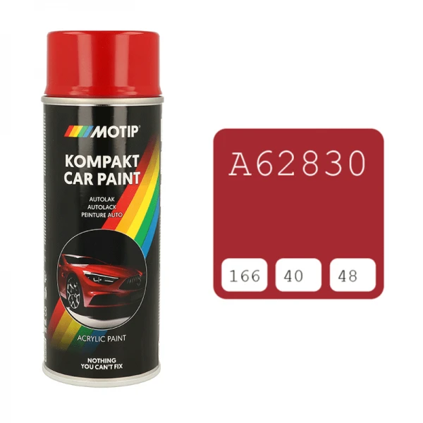 Motip raudoni dažai A62830