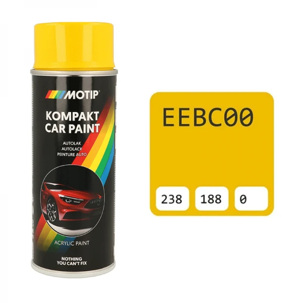 Motip purškiami dažai geltona spalva EEBC00