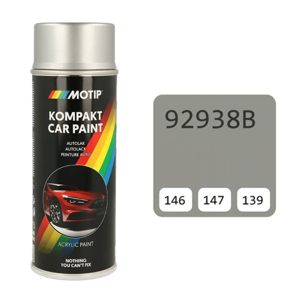 Motip autodažai 400ml pilkas atspalvis 92938B