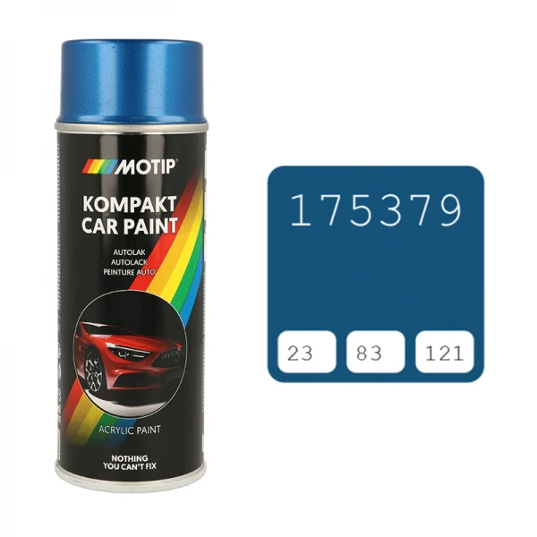 Motip mėlyni automobilių dažai 400ml