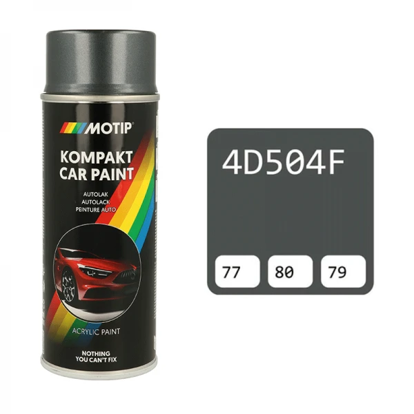 Motip flakonas su tamsiai pilka spalva 4D504F