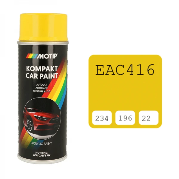 Motip aerozoliniai dažai EAC416 geltoni
