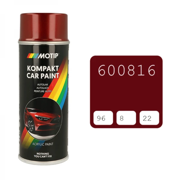 Motip tamsiai raudoni dažai 400ml