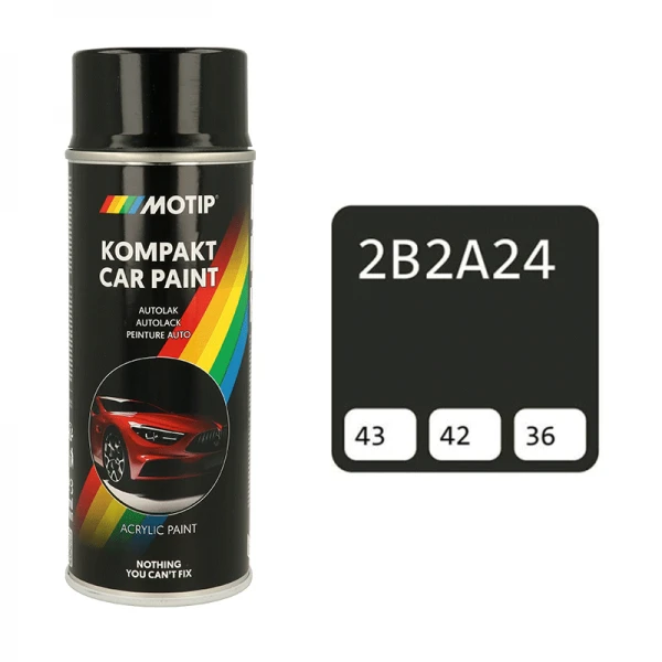 Motip aerozoliniai dažai 400ml su spalvos kodu
