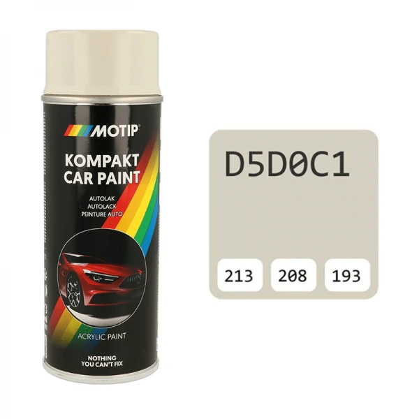 Motip dažai su D5D0C1 atspalviu