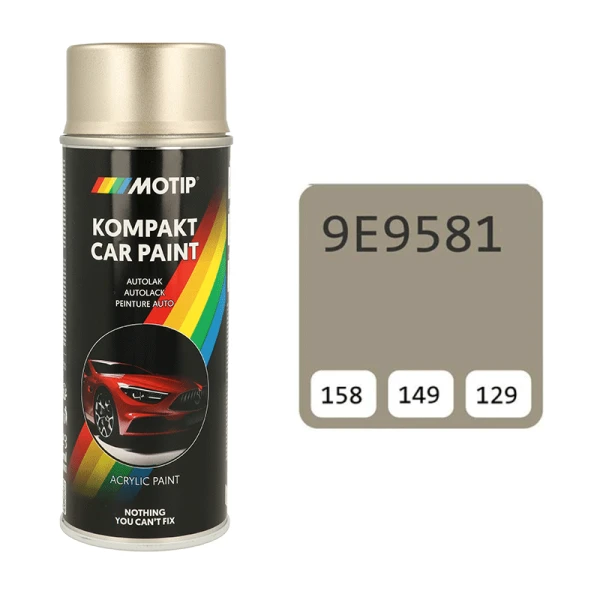 Motip aerozoliniai dažai 400ml su 9E9581 spalvos kodu