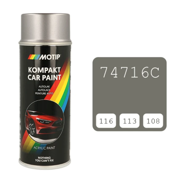 Motip pilkos spalvos aerozoliniai dažai 400ml