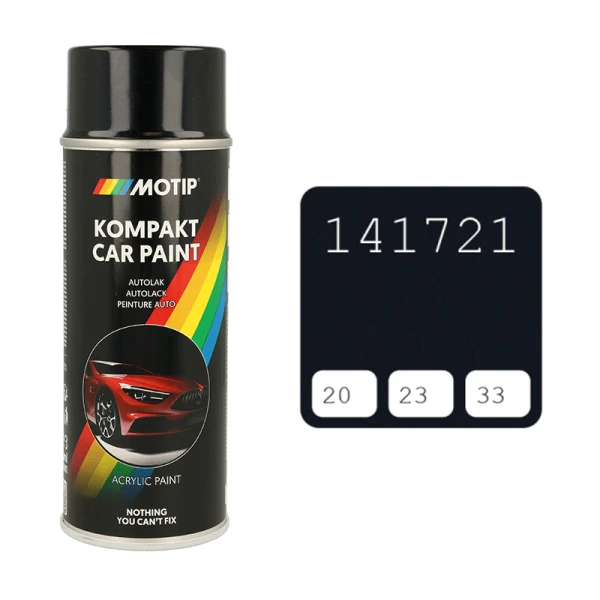 Motip automobiliniai dažai su spalvos kodu 141721