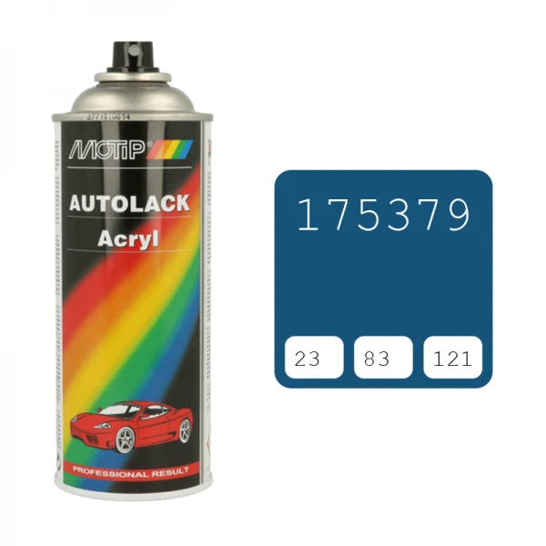 Motip autolako aerozolis 400ml mėlynas