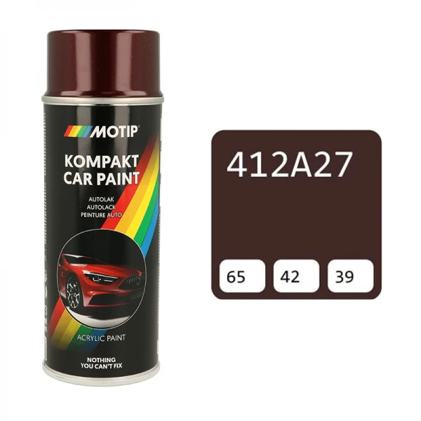 Motip purškiami dažai 400ml ruda spalva 412A27