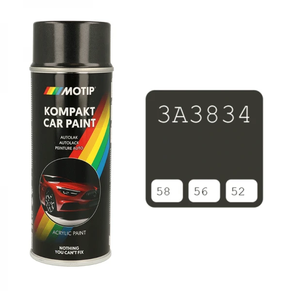 Motip dažai aerozolyje 400ml su spalvos kodu