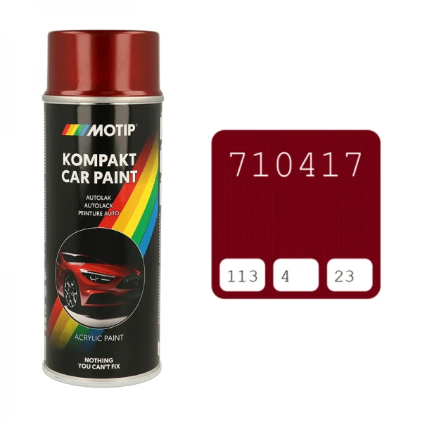 Motip raudoni automobilių dažai 400ml