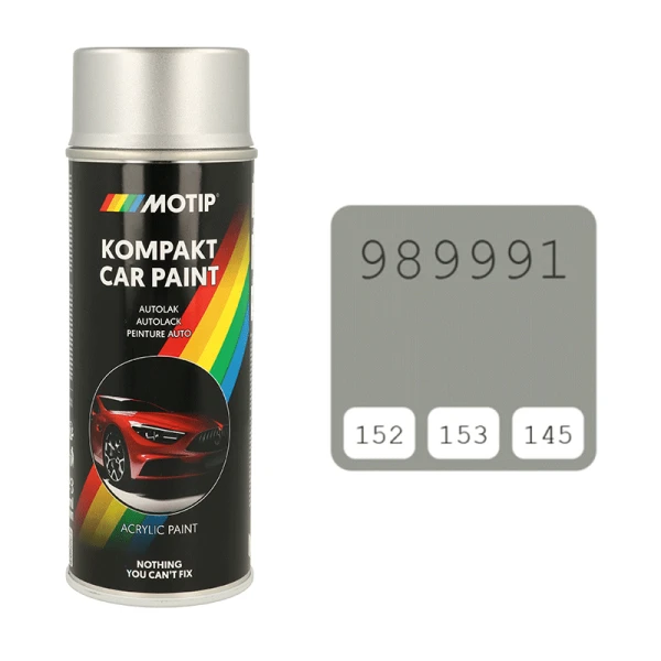 Motip automobiliniai dažai 400ml su spalvos kodu