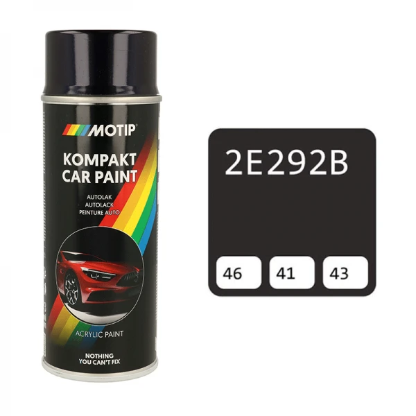 Motip 400ml dažai su spalvos kodu 2E292B