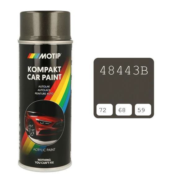 Motip purškiami dažai 400ml, tamsiai pilka spalva 48443B