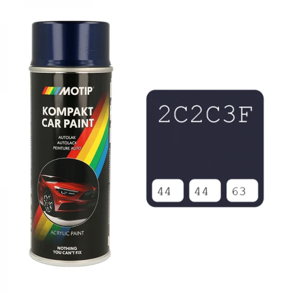 Motip dažai su 2C2C3F spalvos kodu