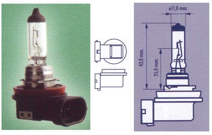 Lemputė H11 12V 55W NARVA Long Life