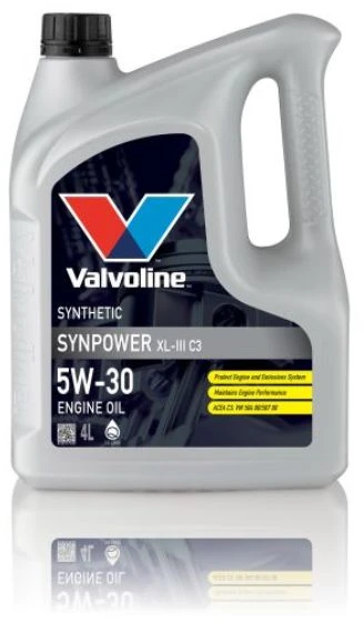 Alyva varikliui SYNPOWER XL-III C3 5W30 4L, Valvoline