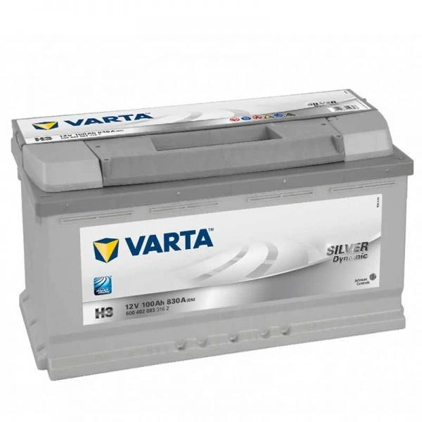 VARTA Sidabrinis Dynamic H3 (600402083) 100Ah akumuliatorius