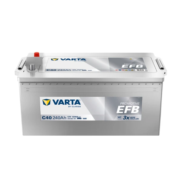 Varta Promotive EFB akumuliatorius su techniniais duomenimis