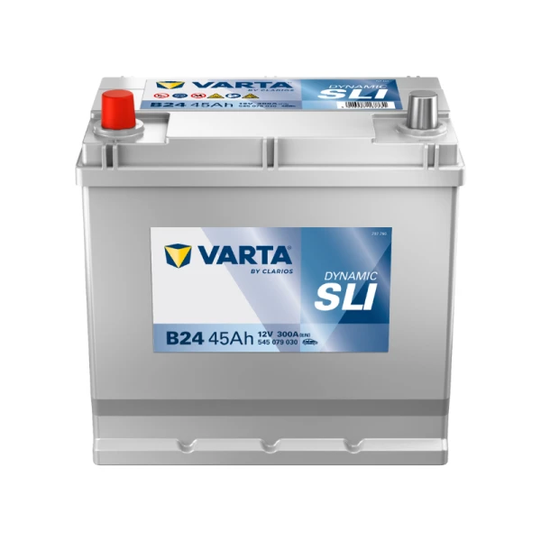 Varta 45Ah akumuliatorius su raudonu poliumi
