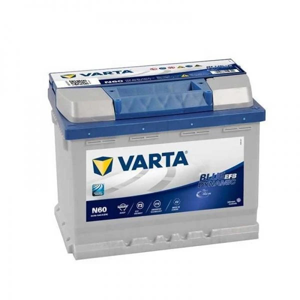 Varta Blue Dynamic EFB akumuliatorius su mėlynu dangčiu