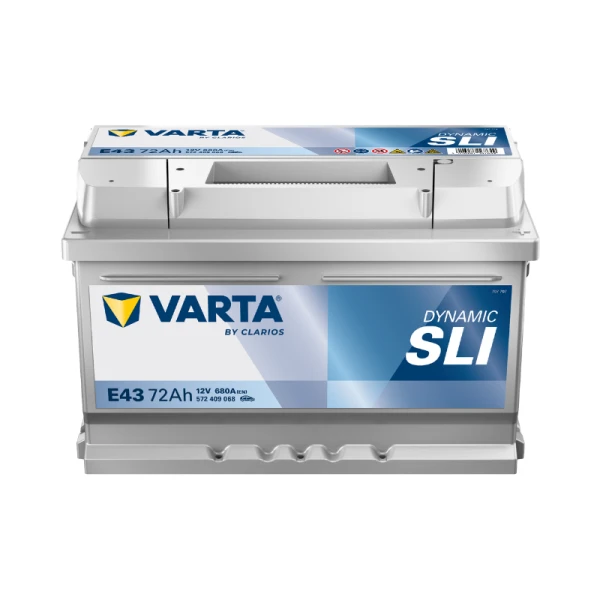 VARTA E43 72Ah 680A (EN) 12V akumuliatorius