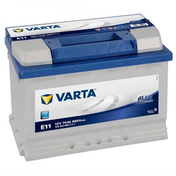 Varta Blue Dynamic 74Ah akumuliatorius su mėlynu viršumi